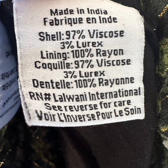 Rococo Sand Flora High Low Maxi Dress Green & Black Size Small Revolve - Picture 9 of 10